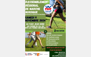 RASSEMBLEMENT REGIONAL DE MARCHE NORDIQUE FSGT (2ème édition)