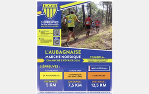 Inscription course l'aubagnaise jusqu'au 18 janvier